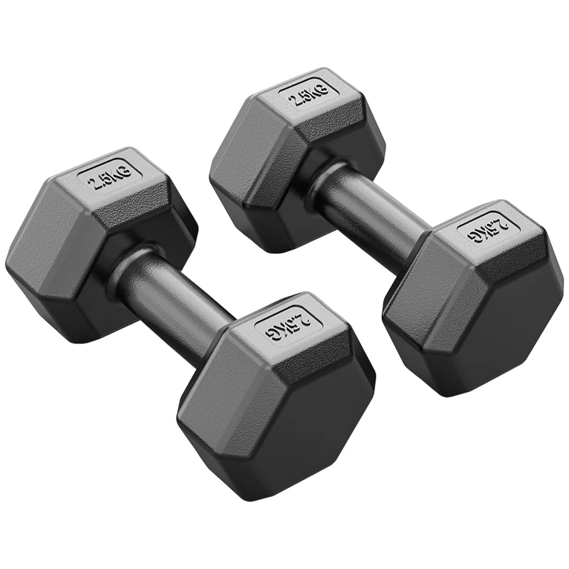 Фитнес-оборудование для домашнего тренажерного зала, мужские бетонные гантели, шестигранные гантели, купить онлайн