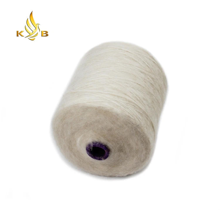 Yarn factory New design product acrylic mink like wool Spray hank yarn dyeing blended knitting yarn