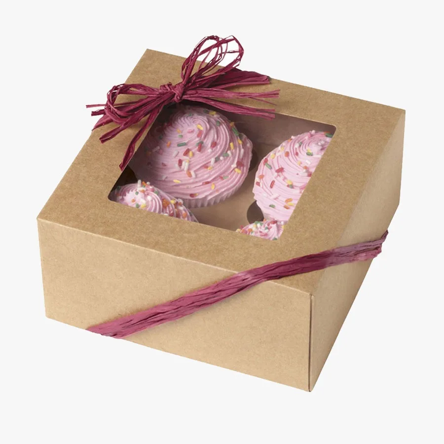 Cake Boxes with Cake Boards Easy Assembly  10 Inches White with window for Cake Pie Pastries