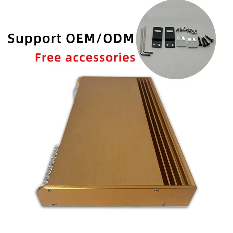 New model car amplifier 4 channel class AB 100W*4 RMS big power 12V audio amplifier for car