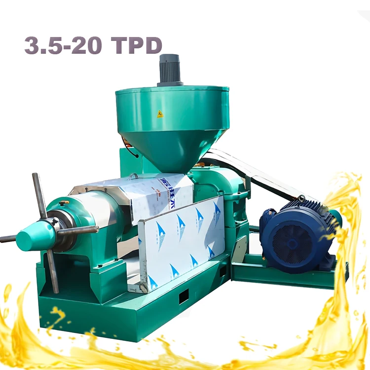 2023 Hot Sales Commercial Tea Seed Screw palm sunflower oil expeller machine