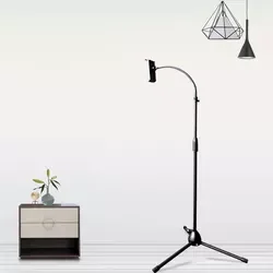 Factory Production Goose Neck Lazy Live Streaming Mobile Tripod for 3.7' 7' Universal Smart Phone Holder