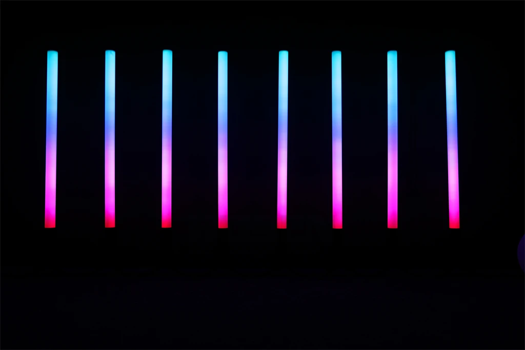waterproof battery Wireless led Tubes Light waterproof led uplights 360 degree pixel tube light