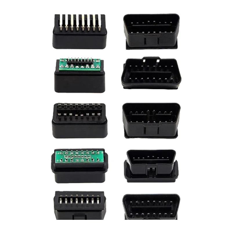 J1962 16pin OBD II OBD 2 OBD2 Male Connector Socket