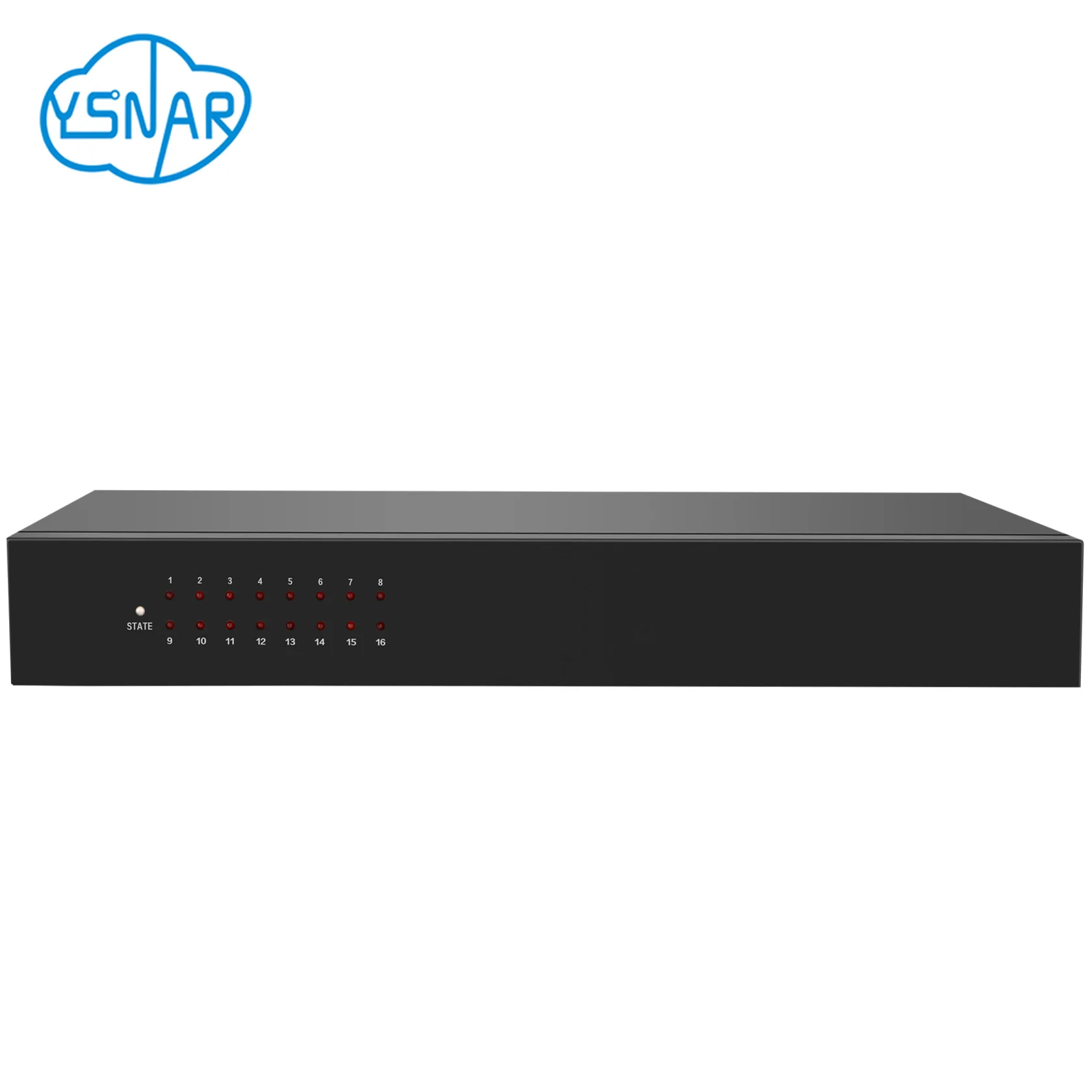 16CH 1U Rack Mount Standalone P2P Cloud Network Analog Telephone Call Recorder Voice Logger with Open Source API/SDK and 1TB HDD