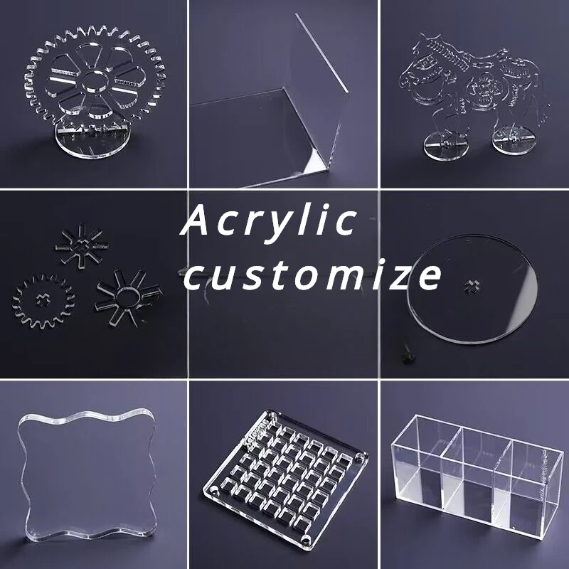 Custom Transparent Acrylic Products Various Modeling Sheets Plexiglass Custom Patterns Pendant