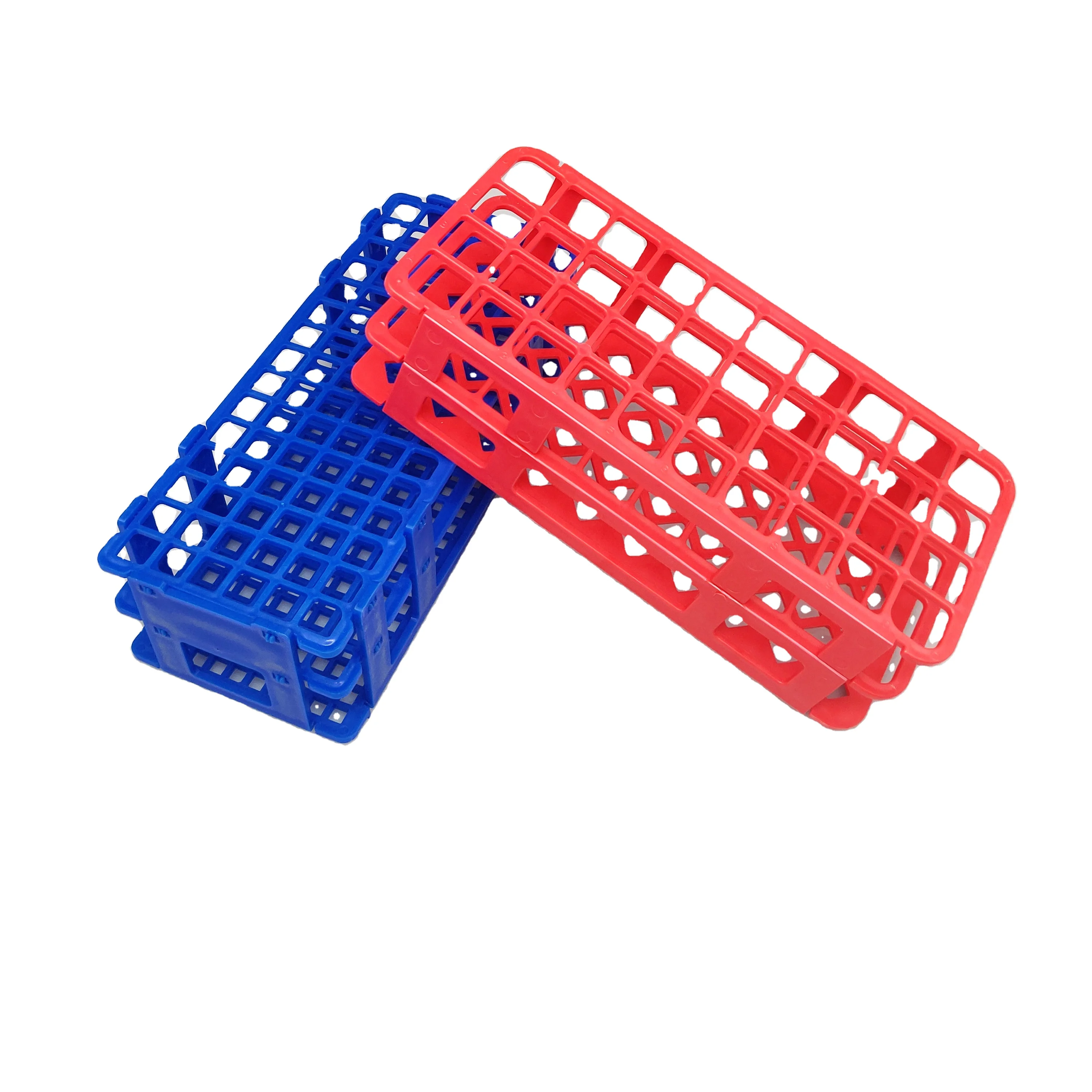 Laboratory Multipurpose Plastic 13mm/16mm/20mm/25mm/30mm Assembly Test Tube Rack Holder Detachable Test Tube Display Rack Stand