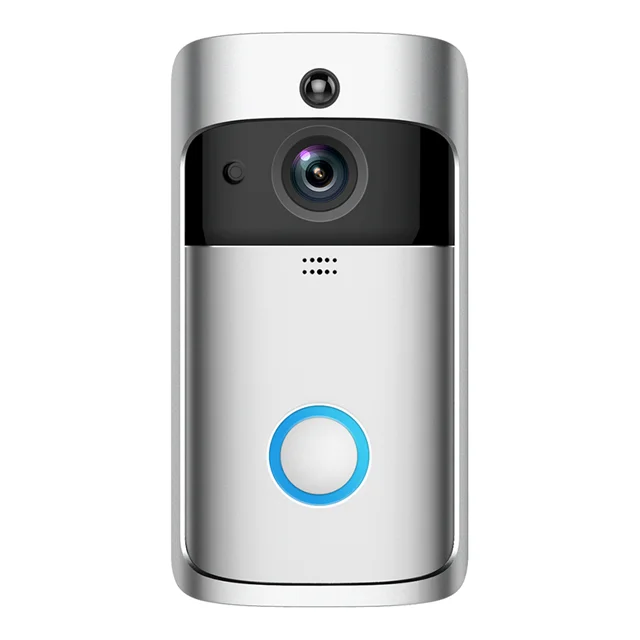 2022 Waterproof Smart video ring doorbell camera 720p V5 wireless visual PIR motion detector doorbells with chime,battery