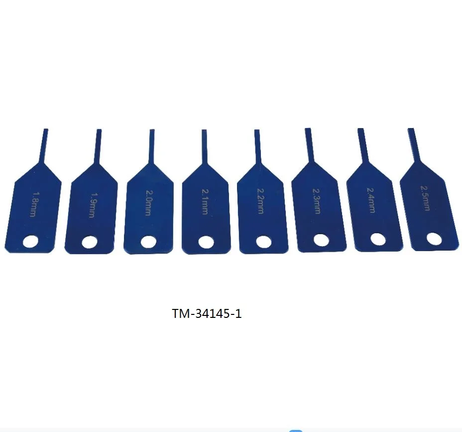 Tsuneoka micro incision Gauges, titanium ophthalmic surgical instruments,  TM-34145-1