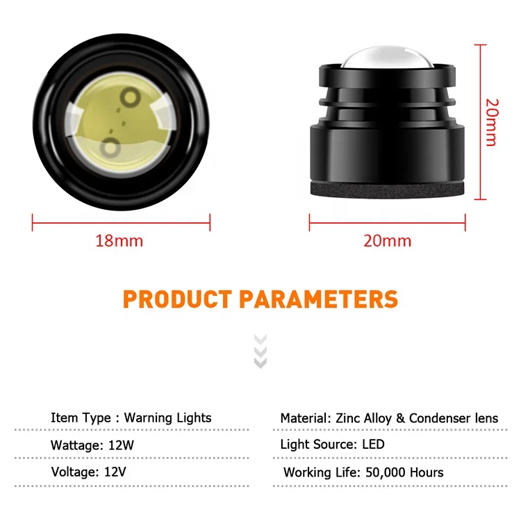 Новый 23 мм стробоскоп орлиный глаз RC для автомобиля поворотные сигналы дневные ходовые огни Орлиный led