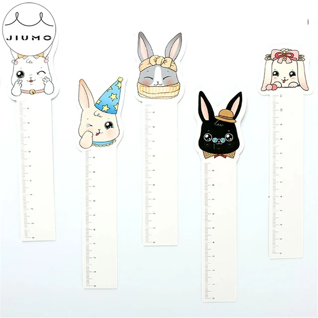 30 шт./кор. Kawaii Кролик линейка нерегулярные закладки для Новинка чтения книг создатель страница записи toolpaper