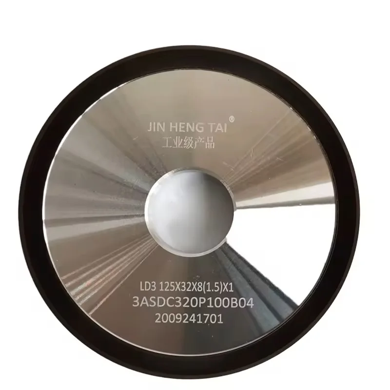 LD3 125X32X8(1.5)X1  Vollmer ABM Machine Sharpening Carbide blade Face Angle Aluminum Base Diamond Wheels Grinding Tool