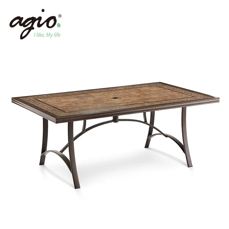 High Quality Alum Sling Patio Set Table And Chairs For Outdoor