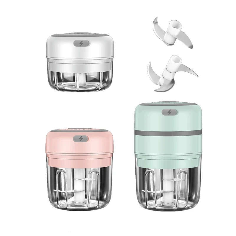 HIMOJO Mini Electric Garlic Masher Portable Blender Meat Crusher USB Charging Wireless Masher Chopper smart kitchenware