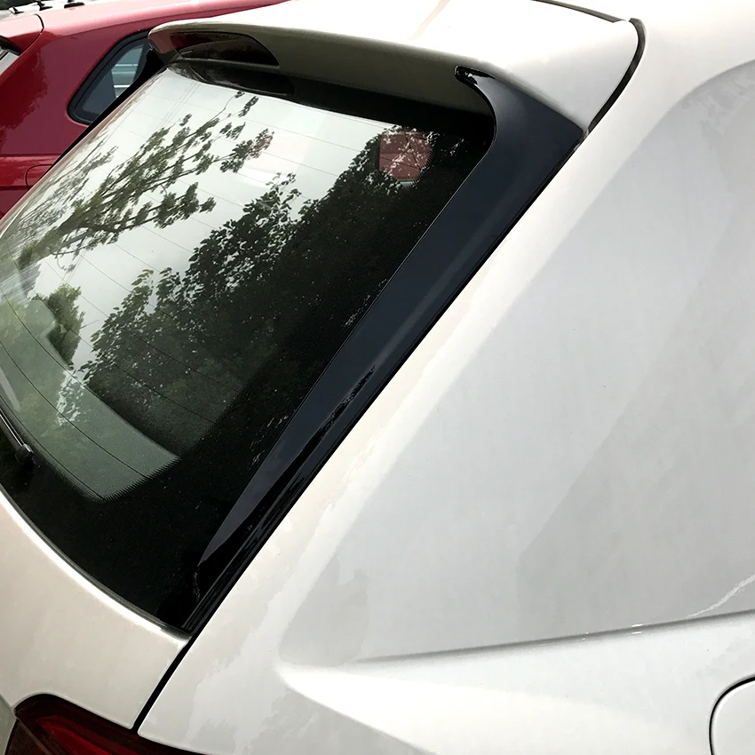 Body Kits for Volkswagen Polo MK6 2018+ Rear Side Wing Spoiler ABS Trim Cover Stickers Accessories Car Styling