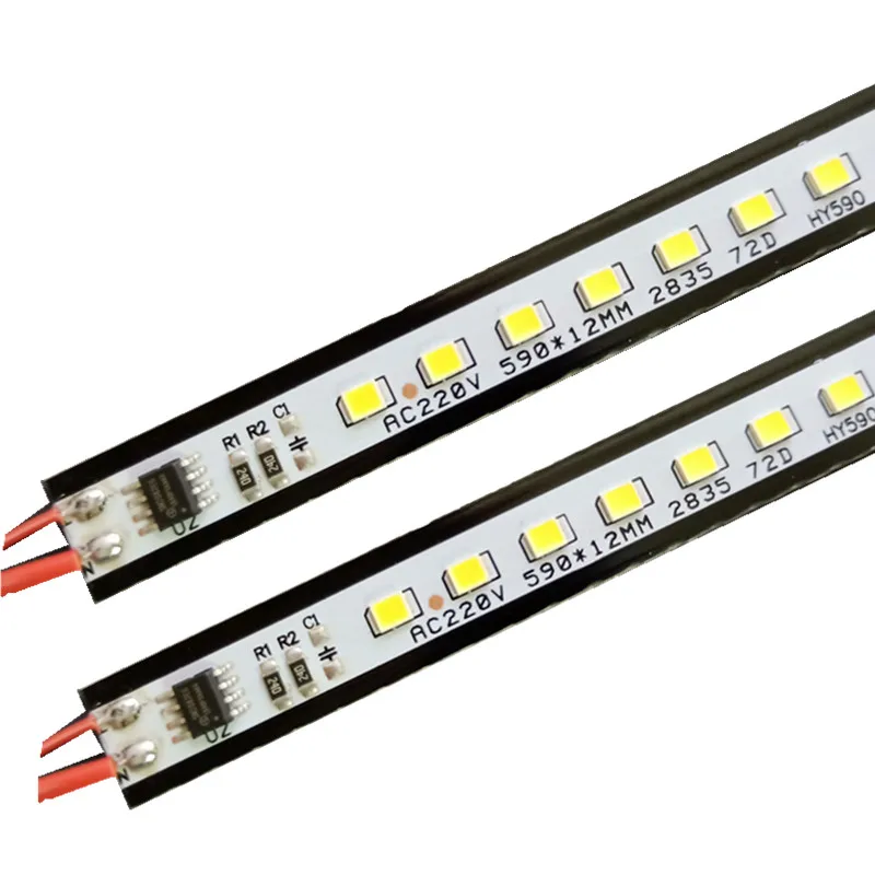 Free Design 220V 2835 72 Led Outdoor Decoration Hard Light Making Machine bar Bedroom Living Room Display Cases LED Strips