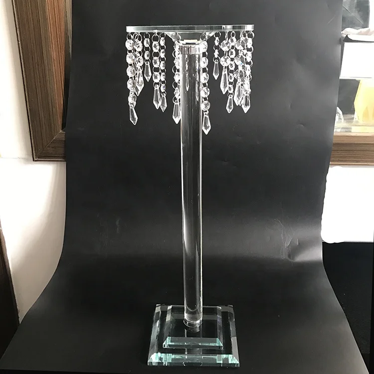 Event Party Supplies Romantic Hanging Beads Wedding Decoration Centerpieces  Crystal Flower Stand