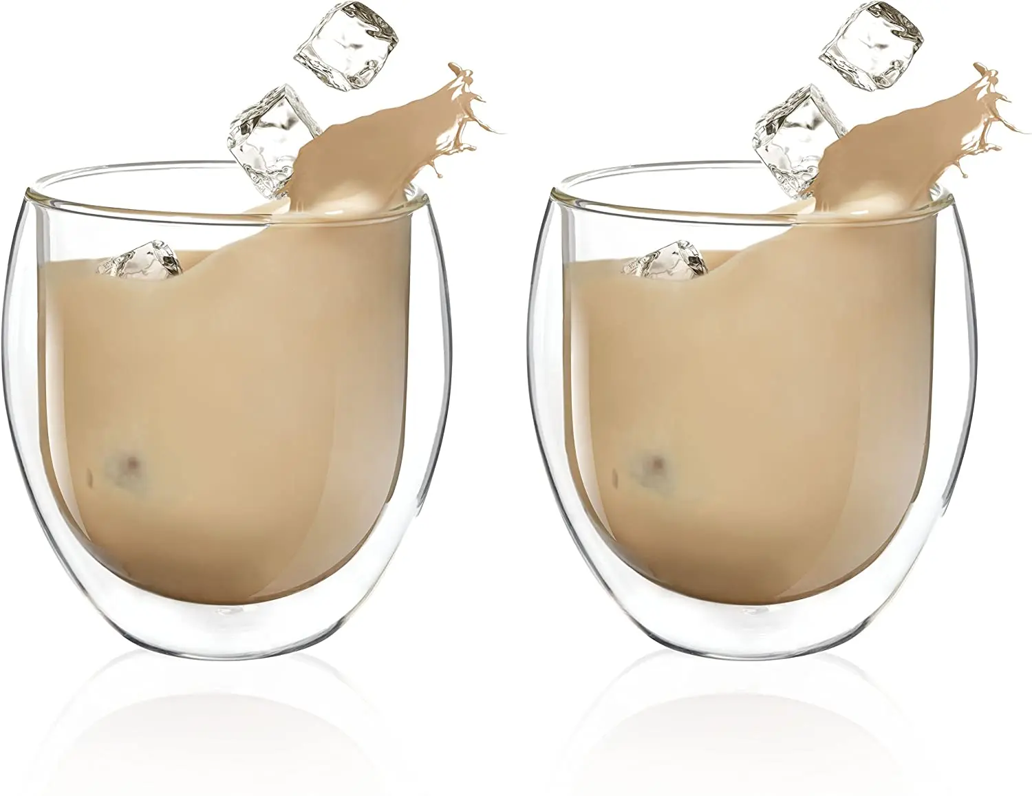 
Germany market double wall borosilicate glass cupS,coffee mugs with LFGB BSCI 