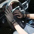 Custom Summer Women Wedding Sexy Silk Lace Cheap Low Moq Thin Gloves Driving Sun Against Ladies Mittens For Woman
