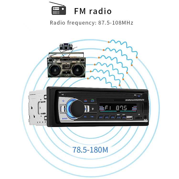 universal 520 Single Din car stereo radio player bt mp3 car radio player