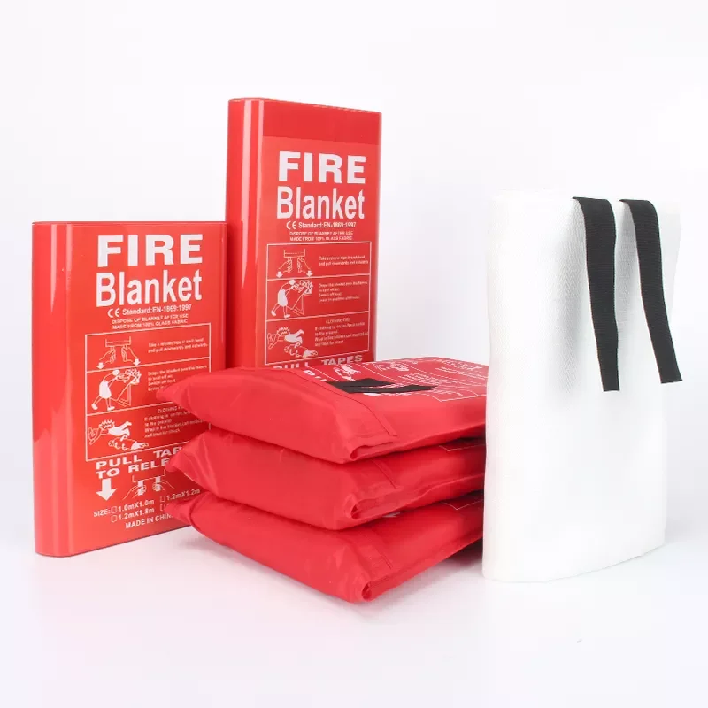 Pvc Box EN1869 Fibreglass Fireproof Emergency Fire Blanket for Car