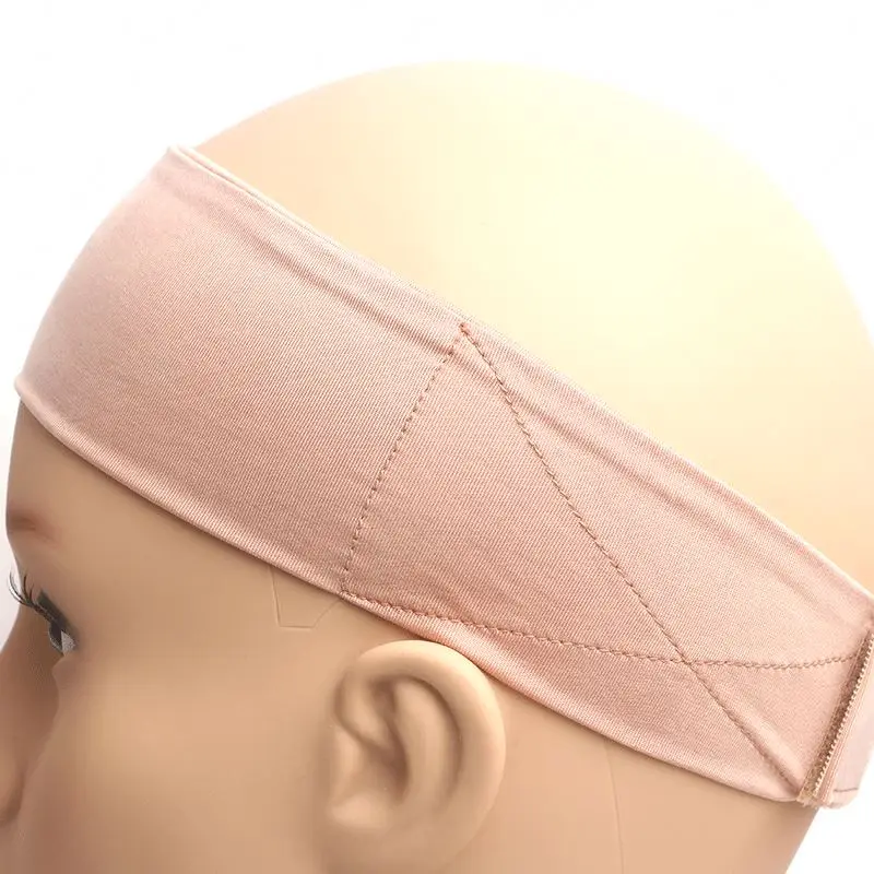 Hot Sale High Quality Non- slip Head Band Lace Front Double Side Elastic Velvet Ice silk Wig Grip Band