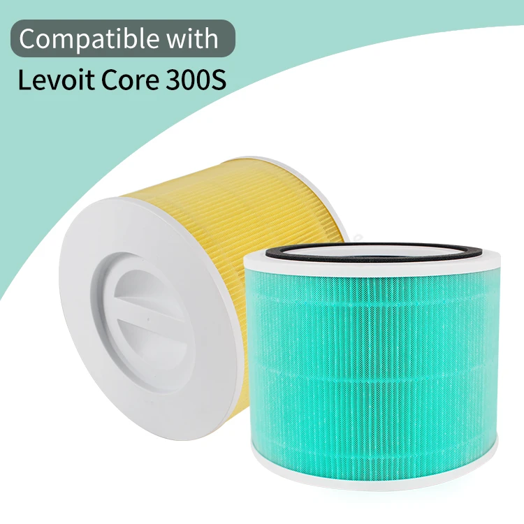 3-In-1 Filter Activated Carbon for LE-VOIT Core 200S 300S 400S 600S Smart WiFi Air Purifier Replacement Filter H13 True HEPA