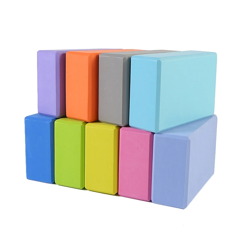 Wholesale High Density Odorless EVA Foam Yoga and Fitness Block Soft Brick for Pilates and Exercise