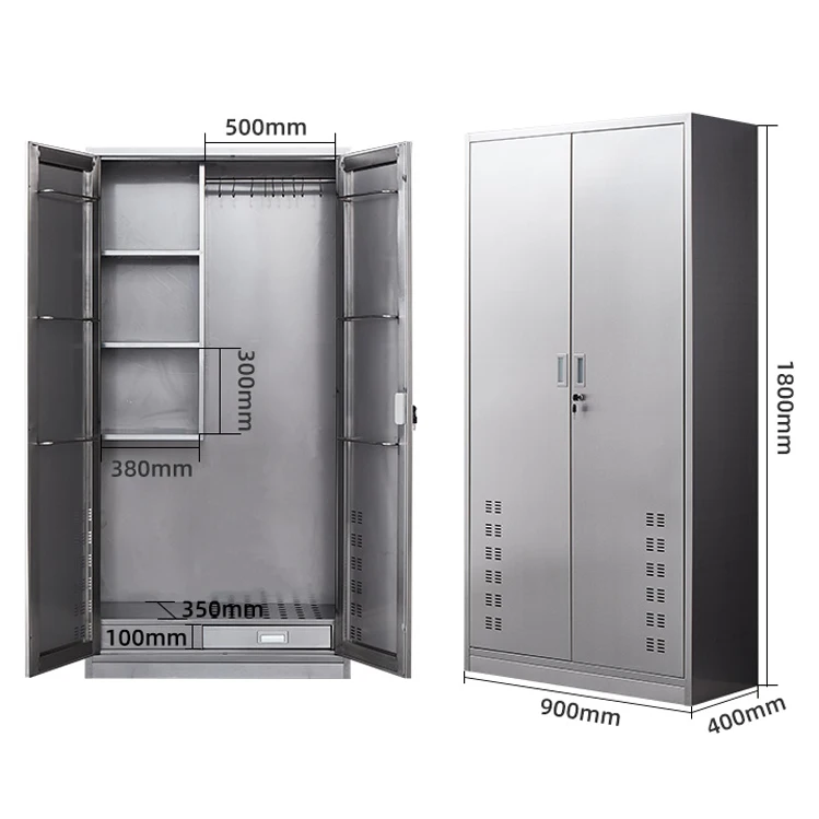 Factory Outlet Household balcony mop cleaning tool stainless steel storage Cabinet for balcony