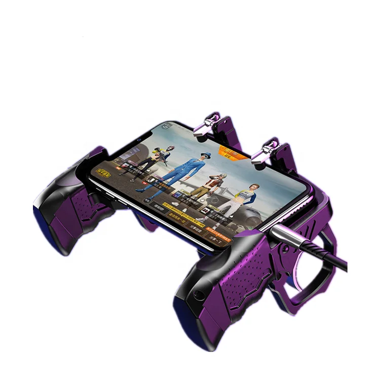 
New K21 Four Finger Gamepad Eats Chicken Artifact Abs Reversible Button Phone Game Controller 