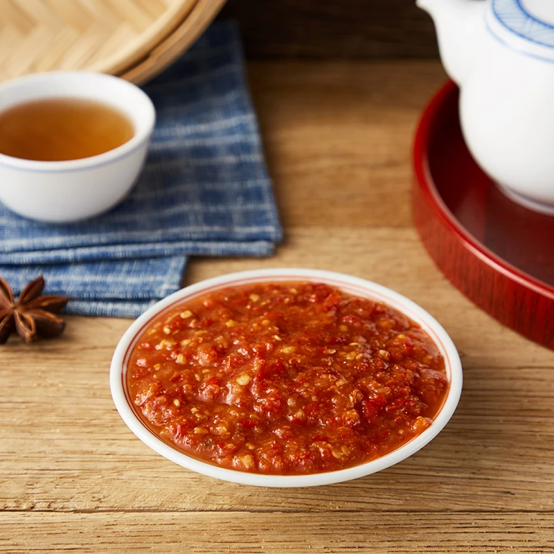 ISO Certificated China Chilli-garlic Blend Chili Sauce Dipping Sauce of Factory Wholesale