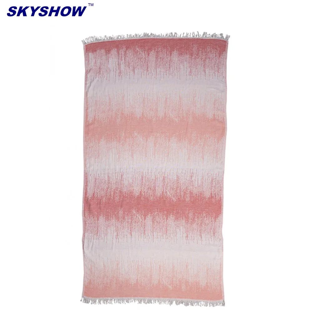 100% Турецкая хлопчатобумажная пляжная ткань, полотенце