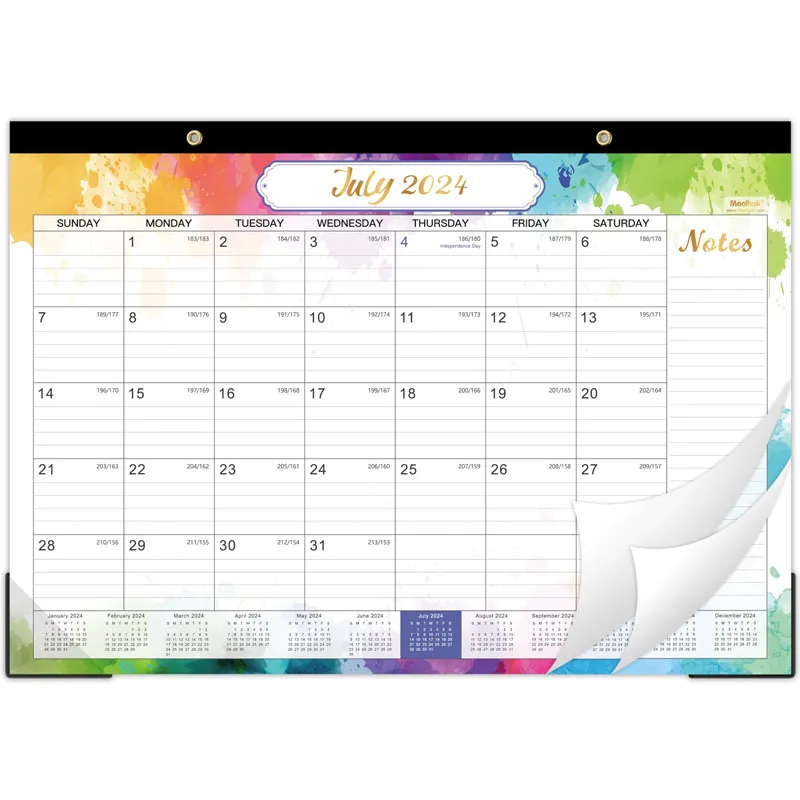 New arrival Schedule Custom Diary To Do List Notepad Agenda 18 months Monthly planner Advent wall Fridge Magnet Calendar