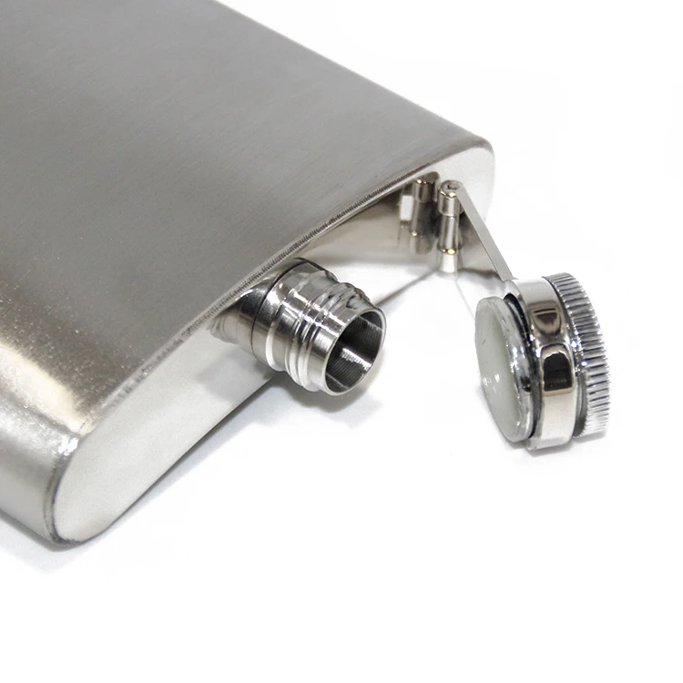 6oz Portable Travel Tour Outdoor Portable Pocket Alcohol Bottle Drinkware Stainless Steel Flagon Hip Flask Whiskey Wine Flask