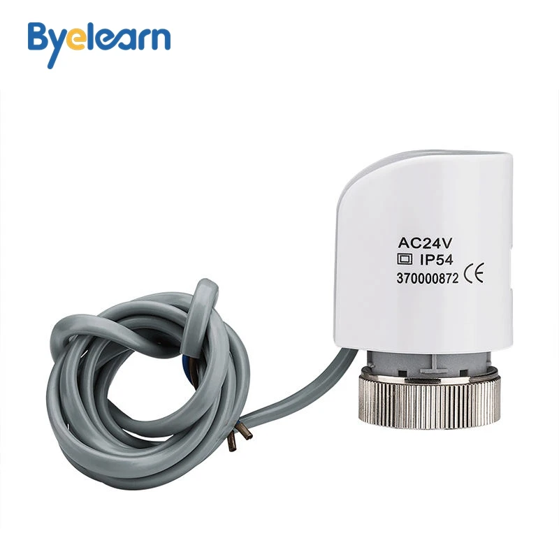 AC 24V 220V Manifold NC/NO Wax Sensor Brass Floor Heating electric thermal actuator valve