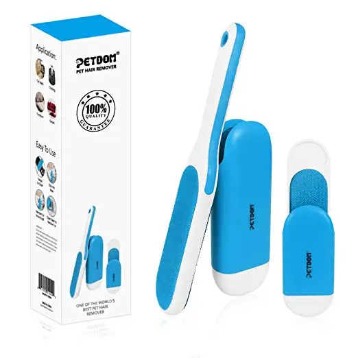 Pet Hair Remover Double-sided Brush Lint Remover Set Removes Manual Fur Pet Cleaning & Grooming Products Bathing Products