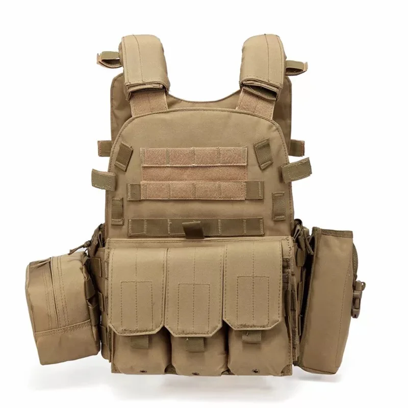 Jinfei Tactical Vest Molle 600D Nylon 6094 Hunting Plate Carrier Paintball CS Vest