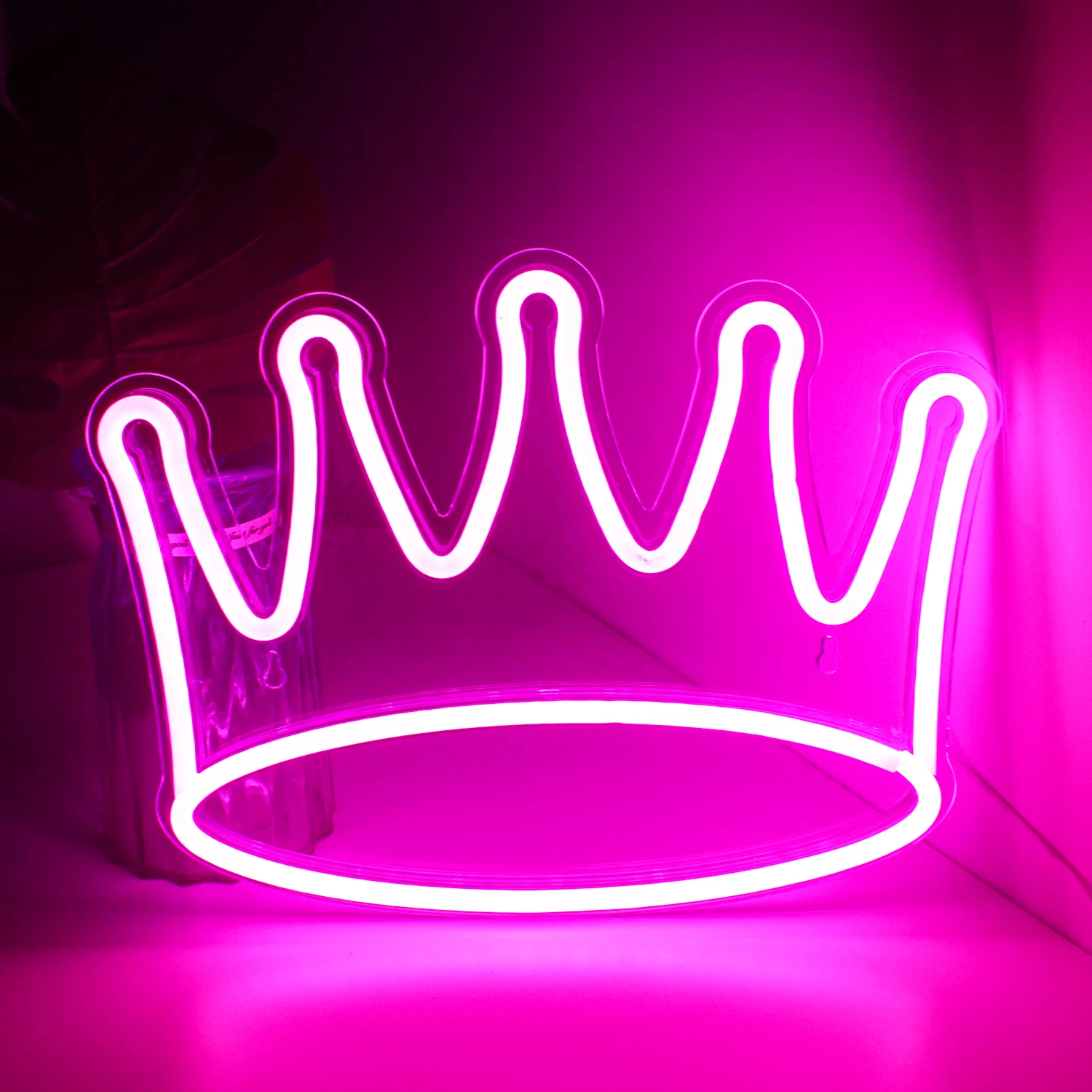 Wanxing Birthday Neon Sign Custom  Crown LED Neon Light Party,Sweet Birthday Gifts