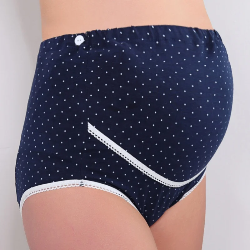 Postpartum Underwear Cotton Pregnant Woman Underwear High Waist Maternity Wear Panties Adults Pictures Printed 860# Plus Size