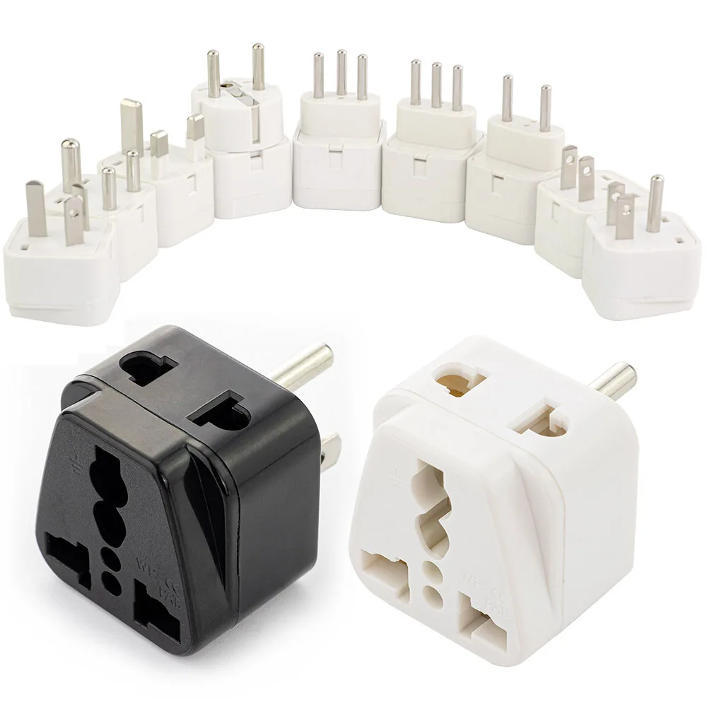 Universal US Plug adaptor Socket Travel Adapter USA Converter Electric Plug Adapter EU UK AU IT converter plug to USA