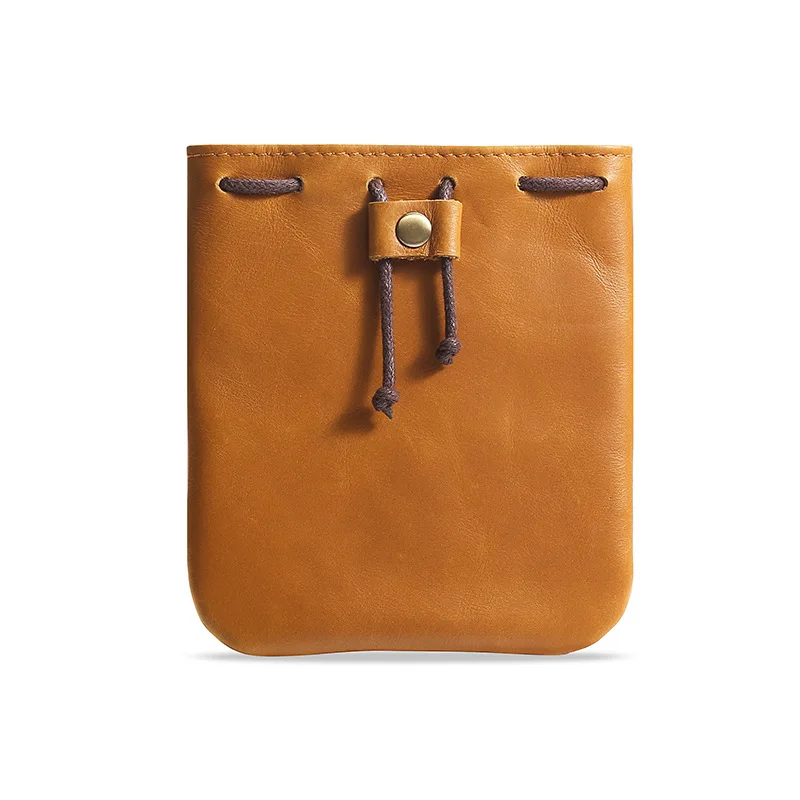 Factory Vintage Mini Coin Purse Custom Portable Money Pocket Drawstring Pouch For Cards