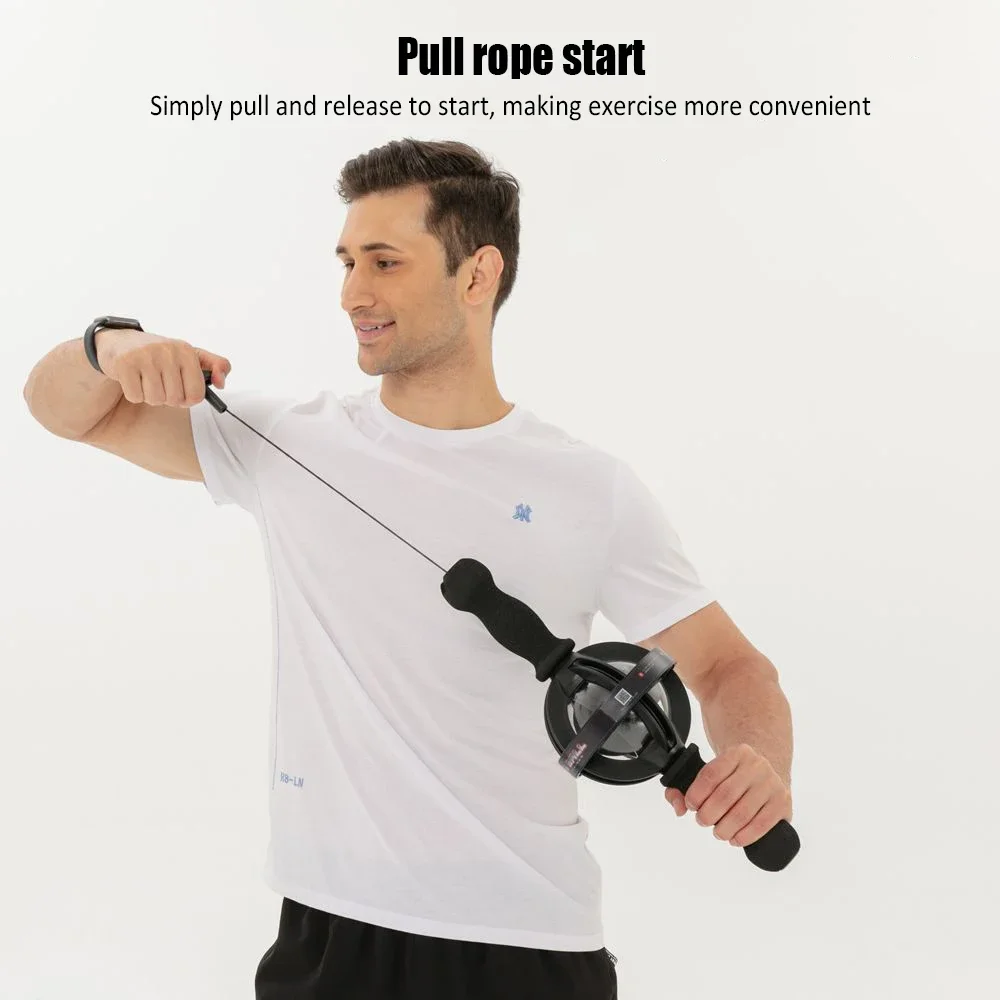 Arm Ball Strength Exerciser Gyroscope Forearm Exercise Gyroscope with LED Home Gym Equipment Fitness Metal Wrist force Ball