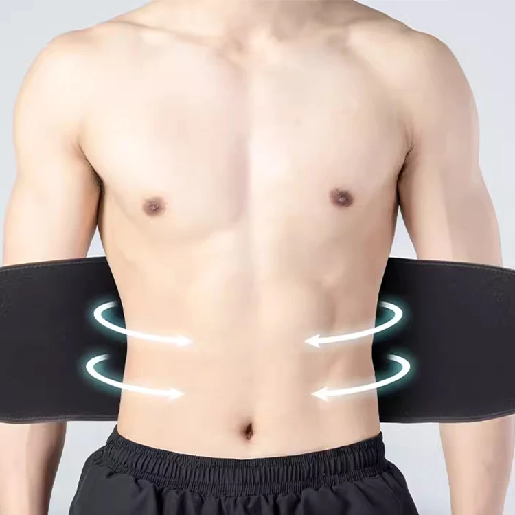waist sweat belt  adults cotton rubber sports exercise weight loss support waist belt medical pain relief lightweight waist belt