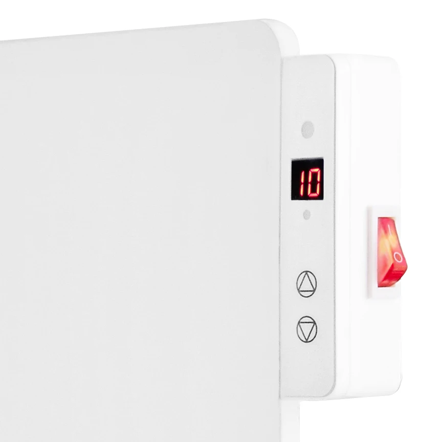 Customized pictures Remote thermostat convection  425W electric LED Ultrathin Slim Flat Paintable inertia ceramic panel Heater