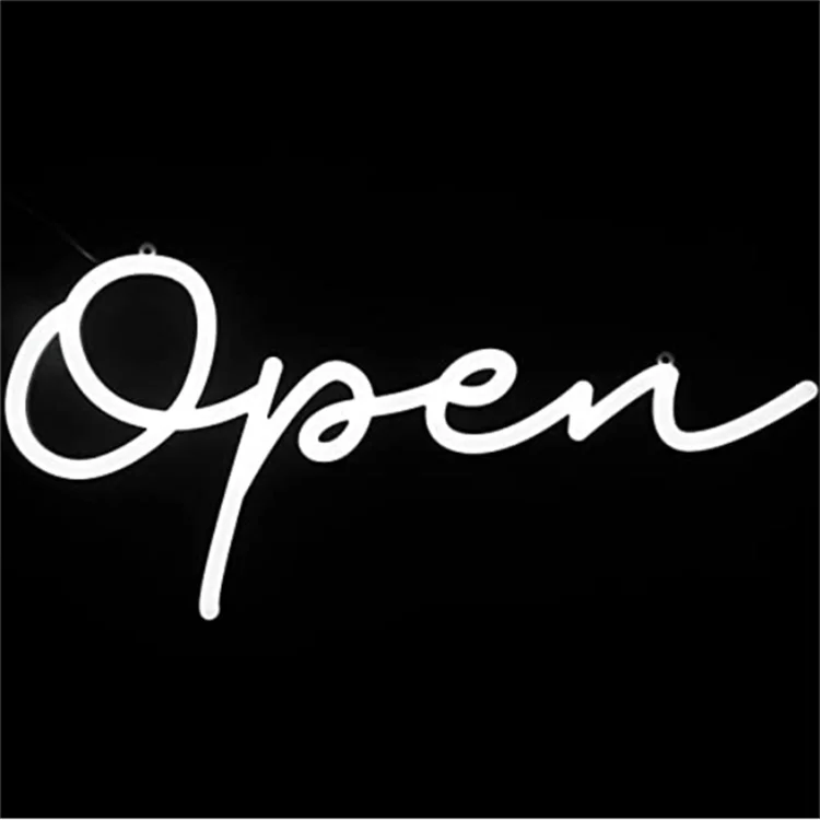 drop shipping Custom Shop LED Sign Board Window LED Business Signage Ultrathin RGB open Electronic Signs