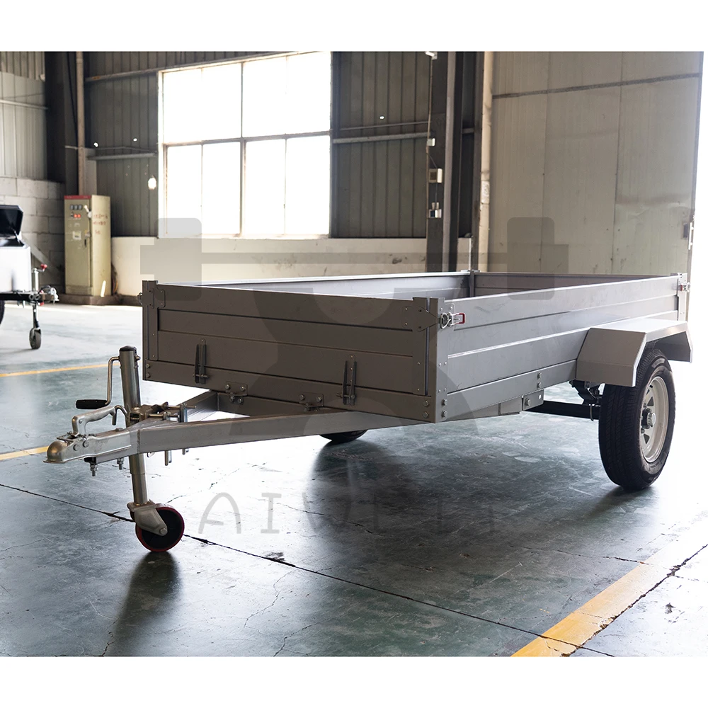 Multi Purpose Pull Behind Farm Trailer Metal Trailer Off Road Atv Galvanised Trailer With Low Moq