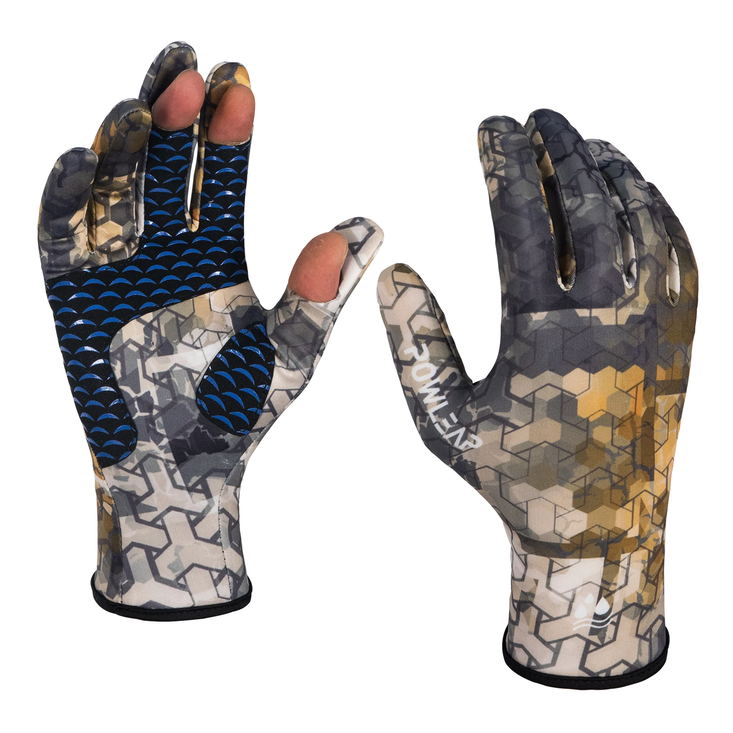 Artificial Wool Fleece Lined Waterproof gloves for winter Thermal Warm gloves for Ice Snow fishing