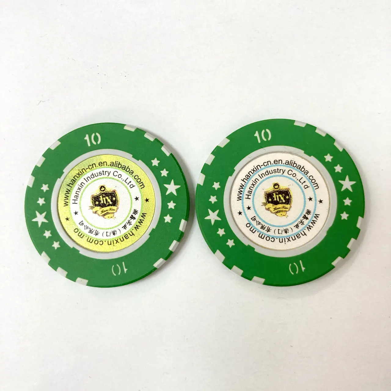 Han Xin New Arrival 14 grams Casino Clay Poker Chips