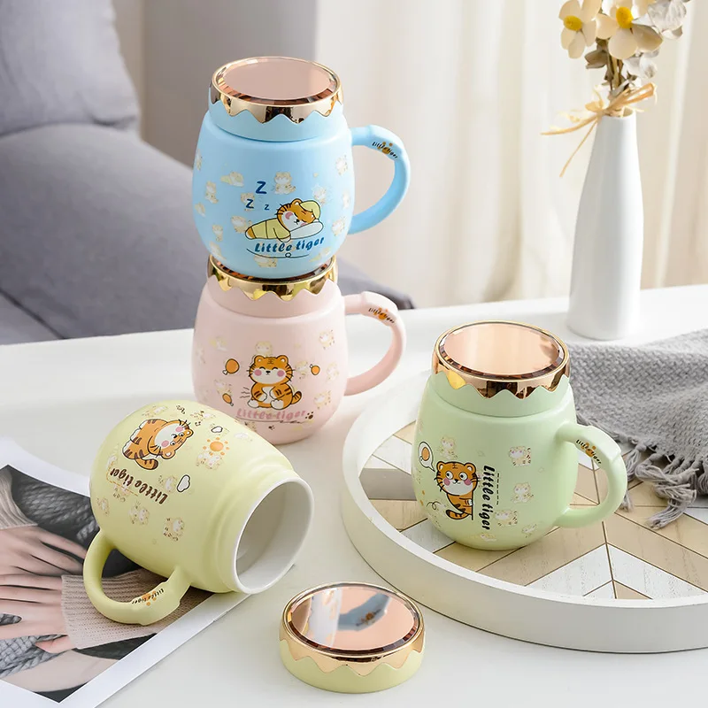 Kalring Gift Store Little Tiger Stuff Ceramic Mug Travel for Wholesale