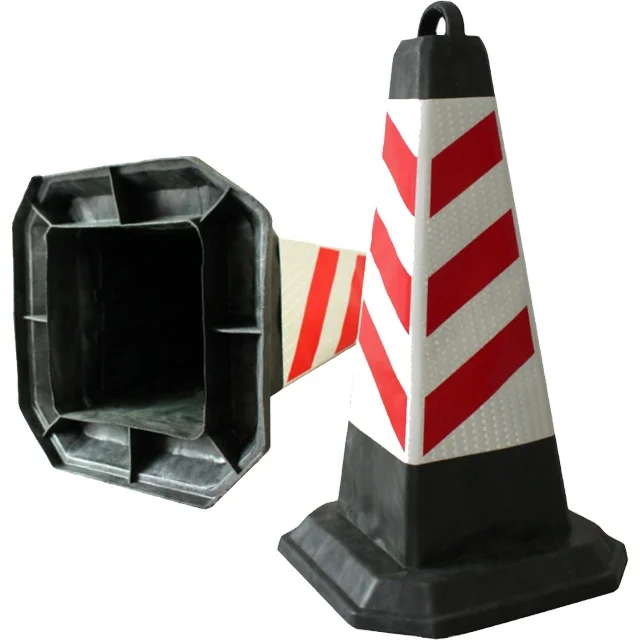 Wholesale customize High quality road rubber traffic safety cone square reflective road cone traffic cones